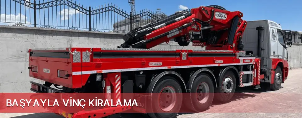 Başyayla İlçemi Vinç Kiralama